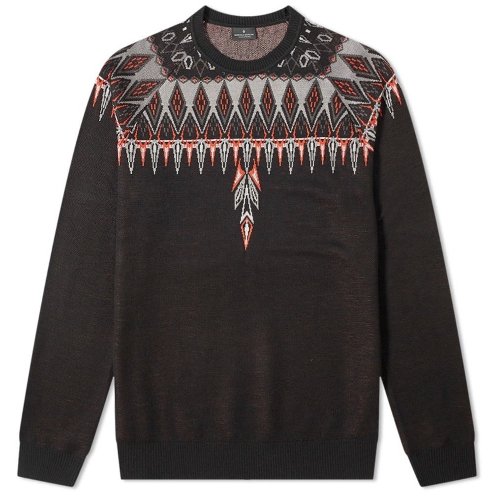 Marcelo Burlon County Of Milan Sweater Men’s L Norwegian Wings Intarsia Jumper